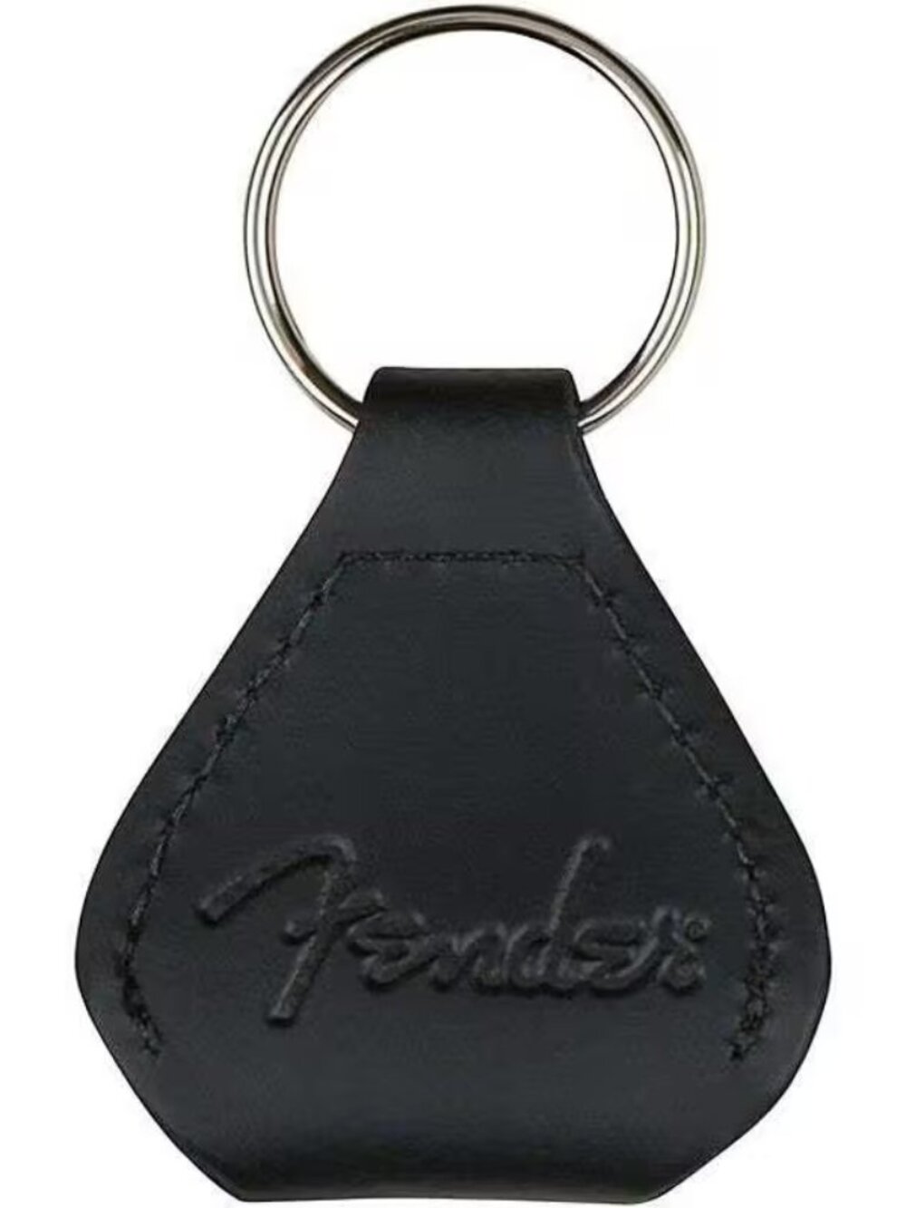 Fender PU Leather guitar pick holder keychain